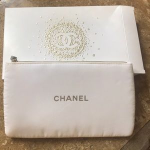 Chanel makeup bag